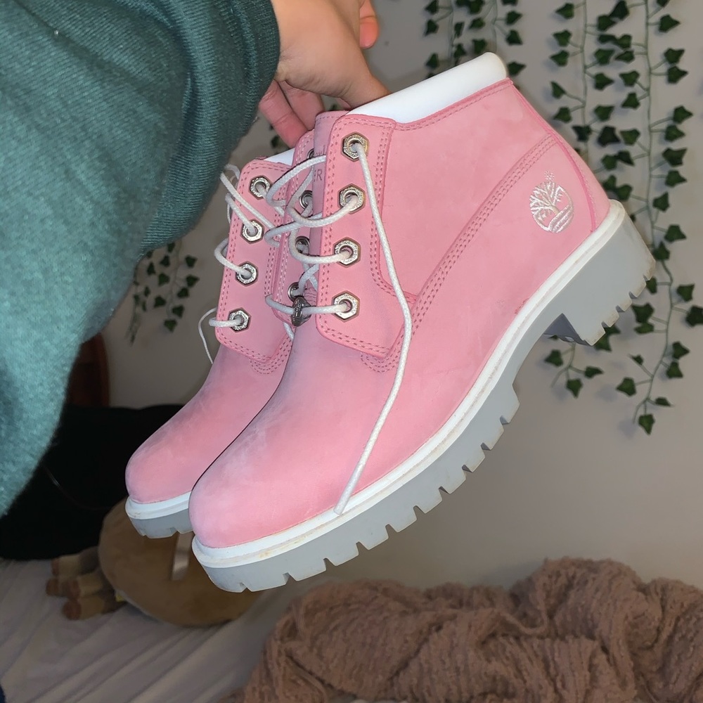 Pink timberlands
